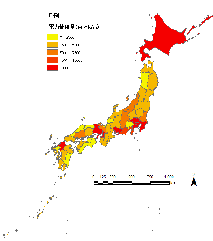 電力使用量